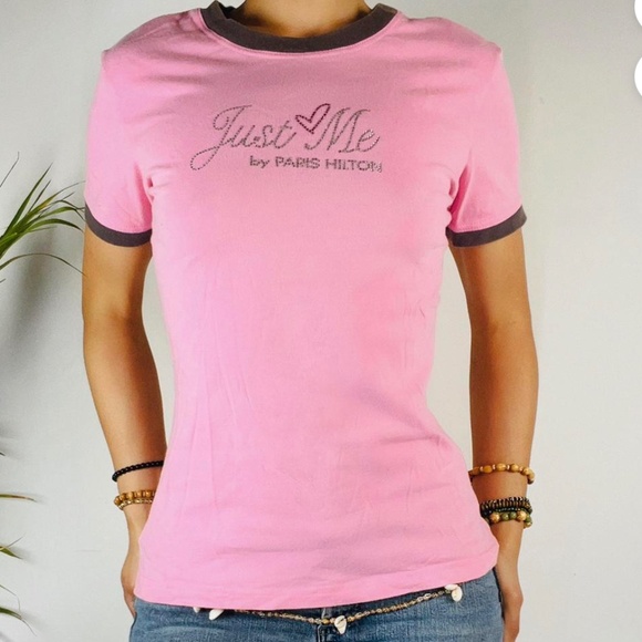 VintageY2K Paris Hilton Baby Tee Shirt - Picture 7 of 7